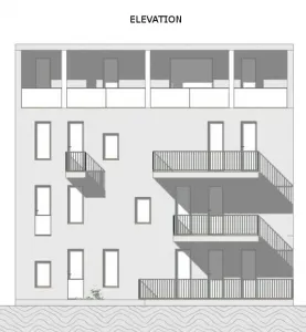 Social Housing-Lecce-Ansicht