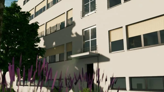 Rendering des Projekts Weissenhof - mit Edificius erstellt