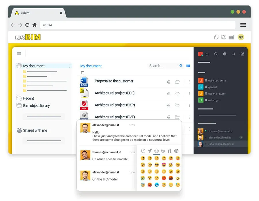 Archivierung und Verwaltung von AECO-Dokumenten | usBIM
