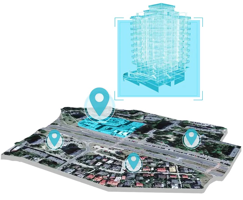Integrierte GIS-Karten und BIM-Prozesse für effektivere Projekte