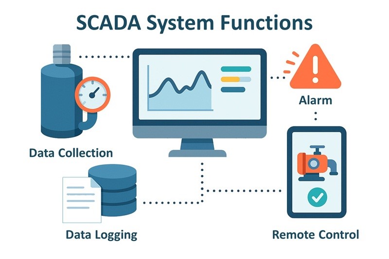 Funktionen des SCADA-Systems