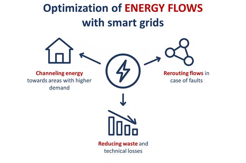 Optimierung der Energieflüsse mit den Smart Grids