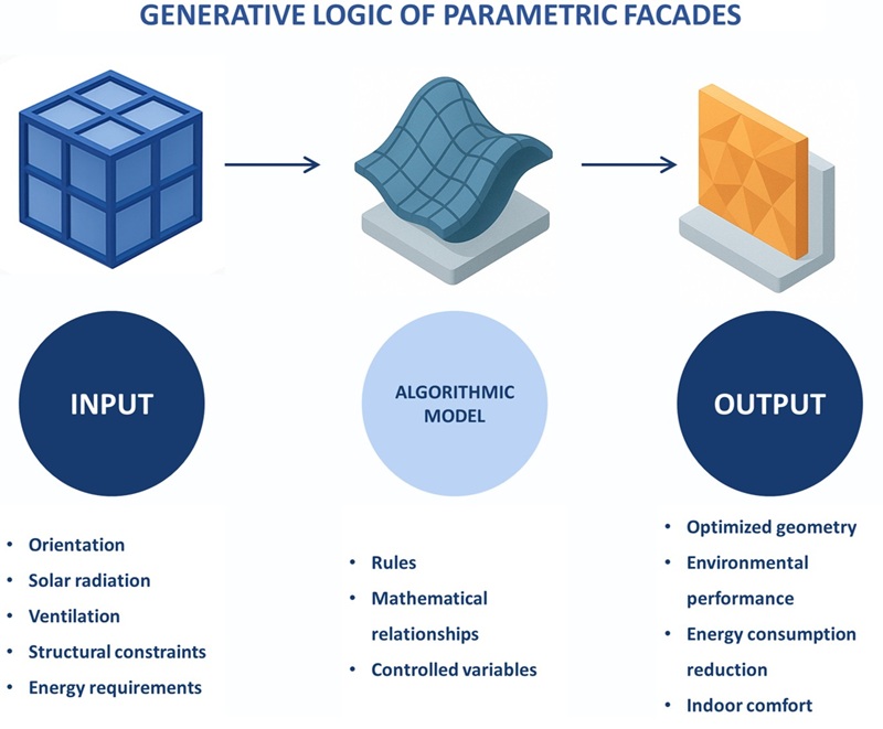 Generative Logik der parametrischen Fassaden