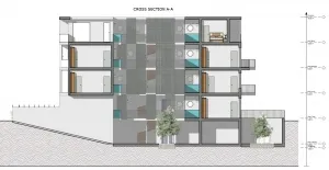 Social Housing - Lecce – project section