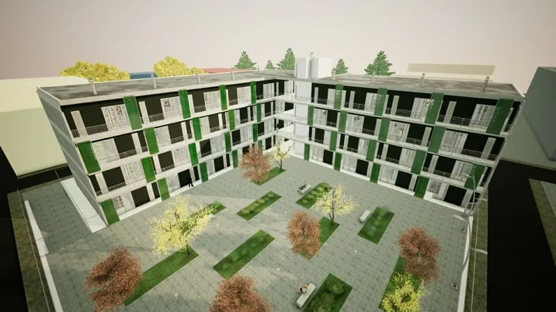 Social housing model by Coll-Leclerc studio inspired by the Lleida project