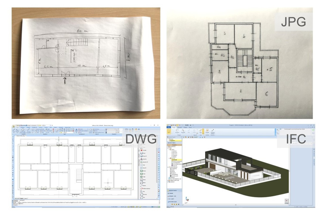 File Dfx 2D/3D interior design projects from DXF, DWG, IFC files - BibLus
