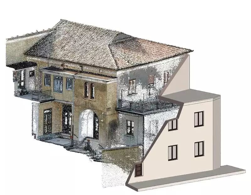 Scan to BIM: from the point cloud to the BIM model