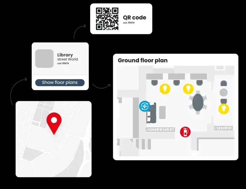 Asset tracking with QR Code - usBIM.maint