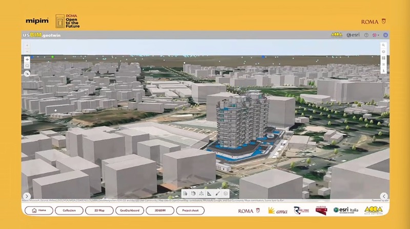 Rome Digital Twin combines territorial data and BIM to transform the city into a smart platform.