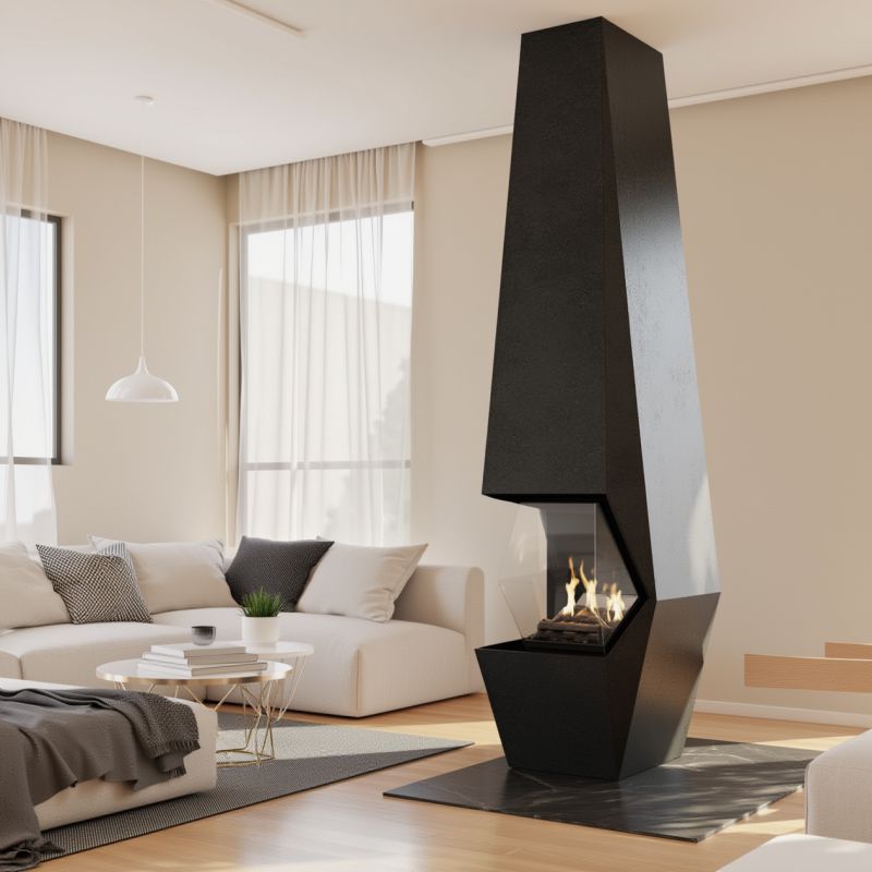 Image of a living room generated with usBIM.codesign AI