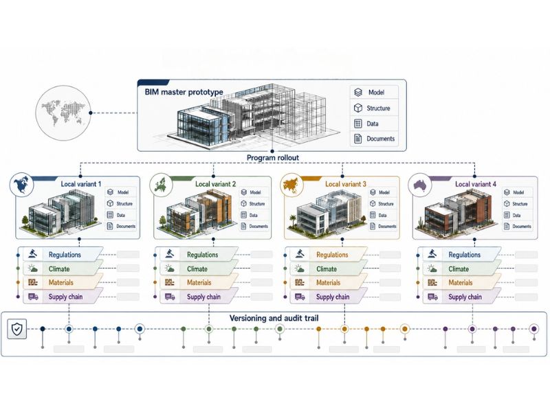 The BIM master prototype and local variants