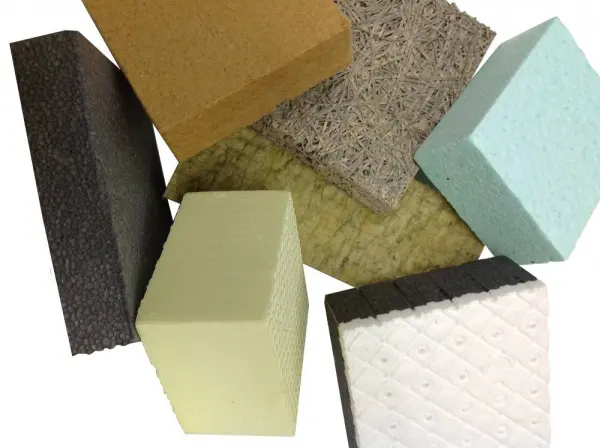 Materials for thermal insulation with coat
