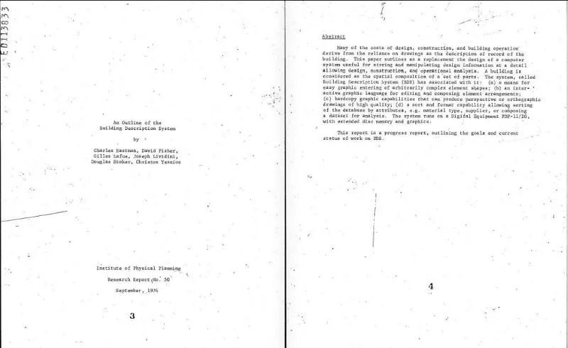An outline of the building descrition system