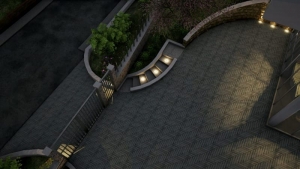 Luces escalera externa