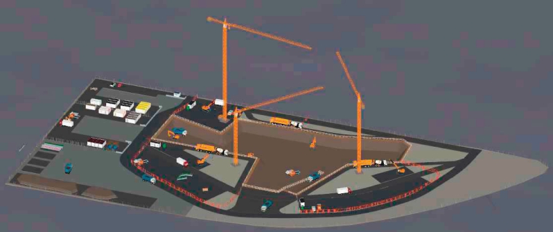Visualización de la obra BIM