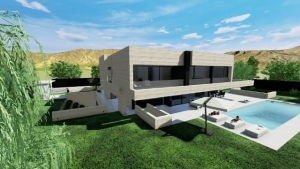 Aire piscine Park House - Edificius