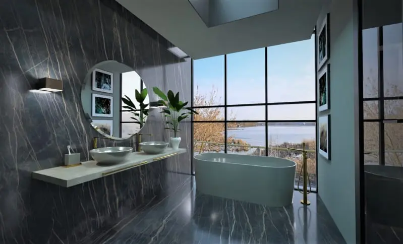 Comment concevoir une salle de bain | Rendu réalisé avec Edificius
