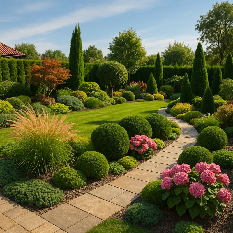 Exemple de design de jardin avec IA