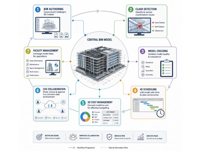 Flux de travail de l'ingénieur BIM