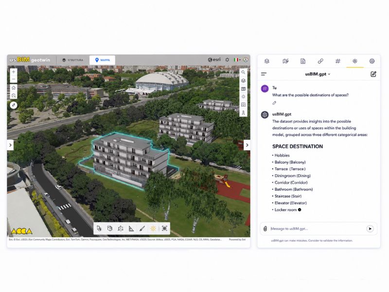 LLM BIM - Identifier les destinations d'usage des espaces