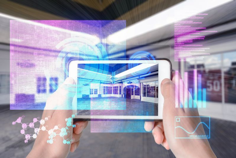 Visualização do projeto em realidade virtual