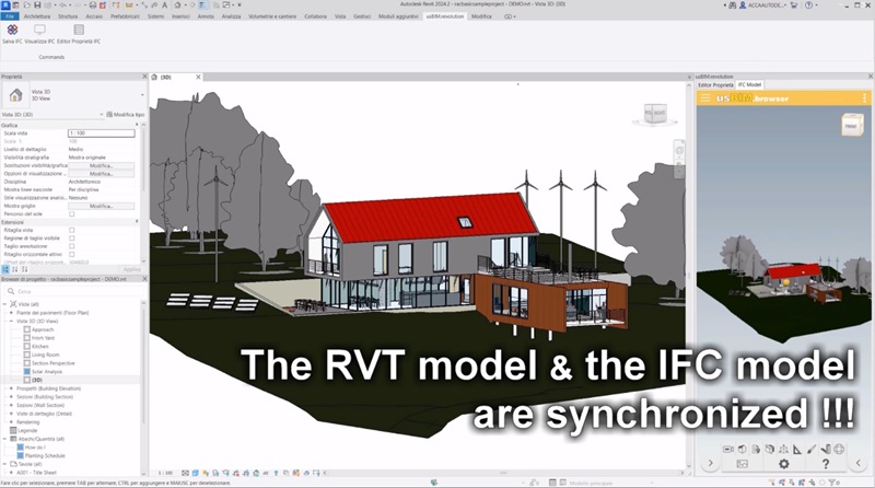 Exportação do modelo IFC Simulação 4D no Revit