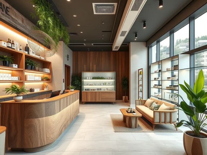 Como projetar um centro estético - Estilo ecológico