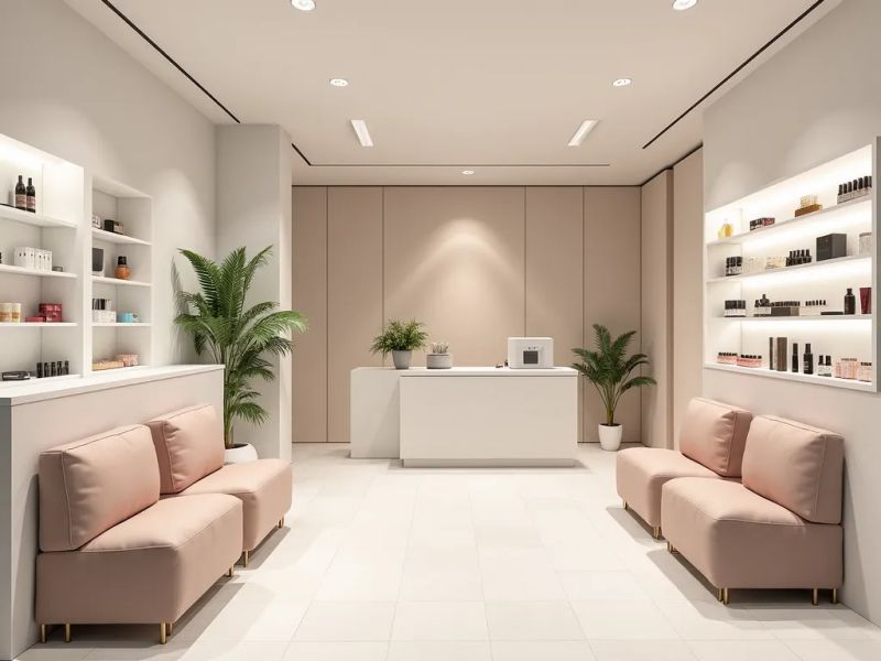 Como projetar um centro estético - Estilo minimalista