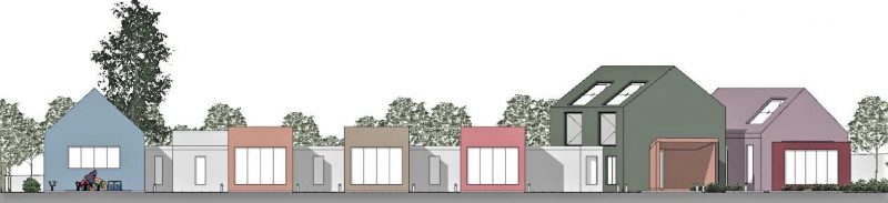 projeto de uma creche - fachada1