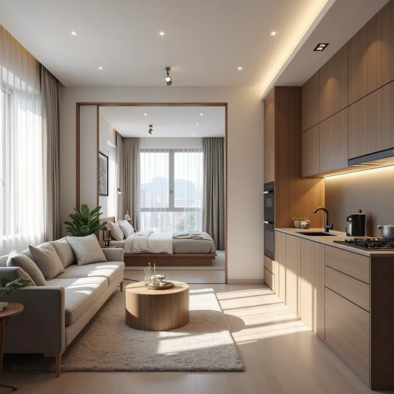 Projeto apartamento de dois quartos