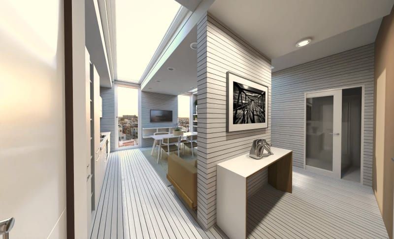 render de projeto de dois quartos realizado com Edificius
