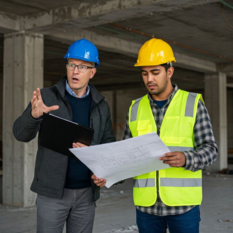 Comparação entre dois técnicos para resolver um defeito na construção