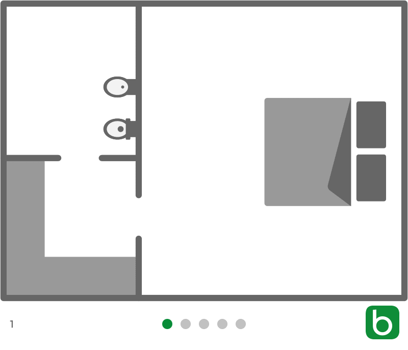Como projetar um quarto com banheiro e closet | 5 layouts funcionais