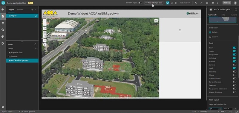 Os modelos BIM se comportam como qualquer outro layer GIS, mas com dados 3D e informativos avançados.