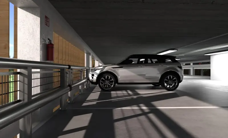 Como projetar um estacionamento | Render realizado com Edificius